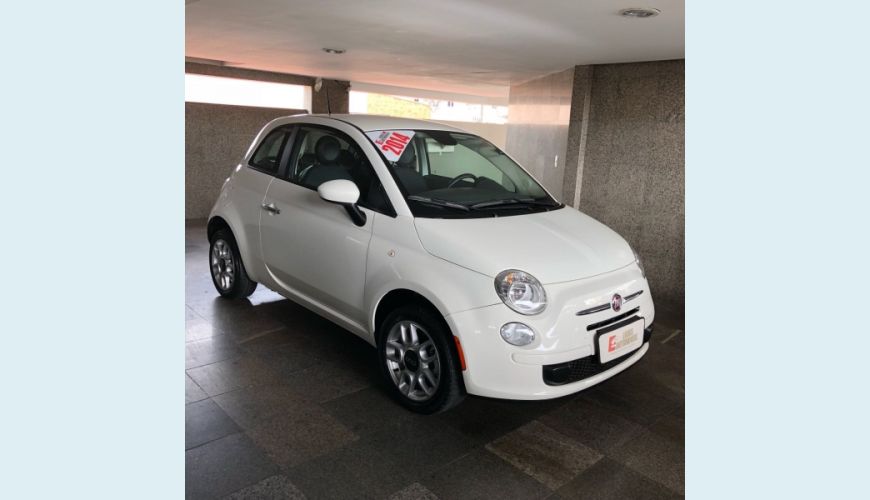 FIAT 500 1.4 CULT 8V FLEX 2P - BRANCO - 2014 Foto 3 (Grande)