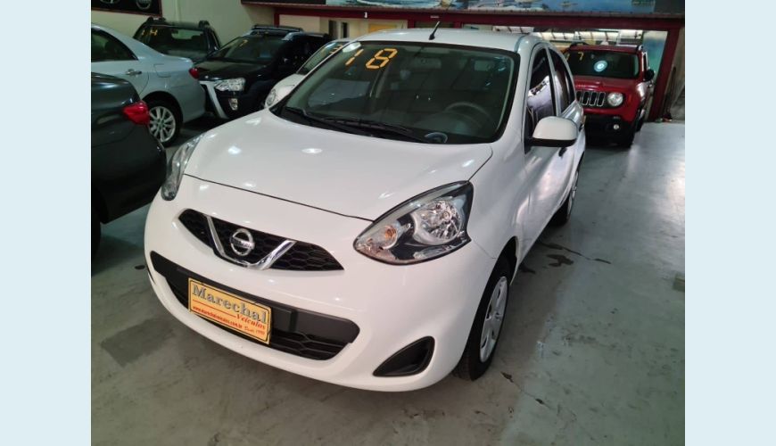 NISSAN MARCH 1.0 S 12V FLEX 4P - BRANCO - 2018 Foto 3 (Grande)