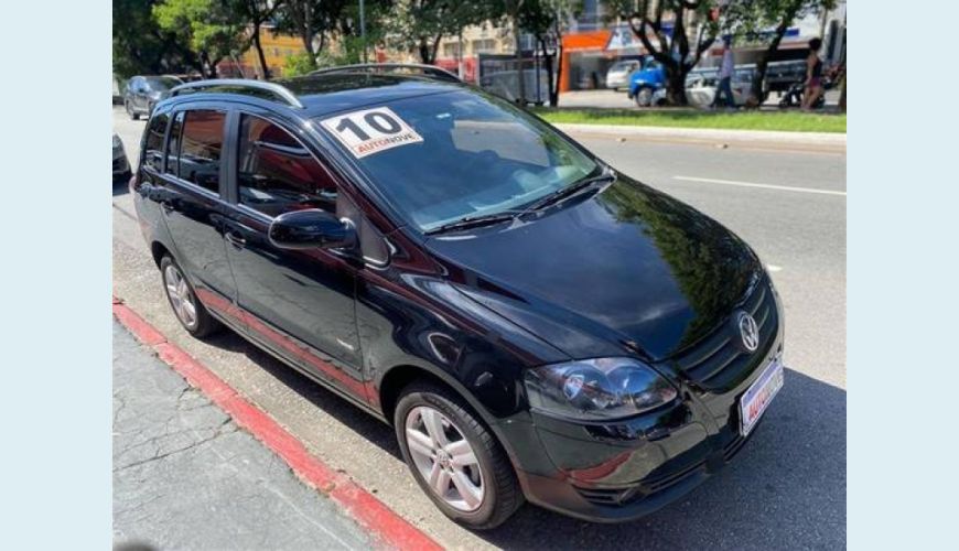 VOLKSWAGEN SPACEFOX 1.6 MI 8V FLEX 4P - PRETO - 2010 Foto 3 (Grande)