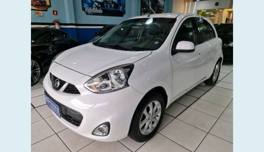 NISSAN MARCH 1.6 RIO 16V FLEX 4P - BRANCO - 2016 Foto 3 (Grande)