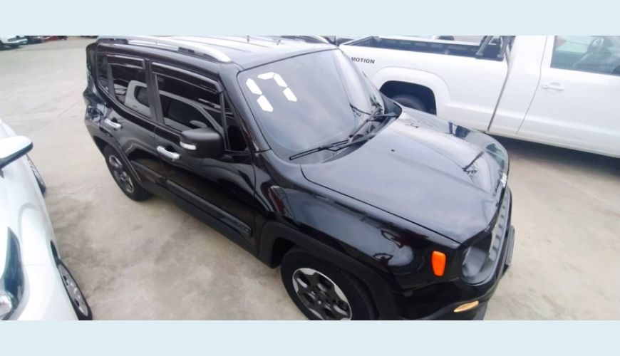 JEEP RENEGADE 1.8 16V FLEX SPORT 4P AUT. - PRETO - 2017 Foto 3 (Grande)