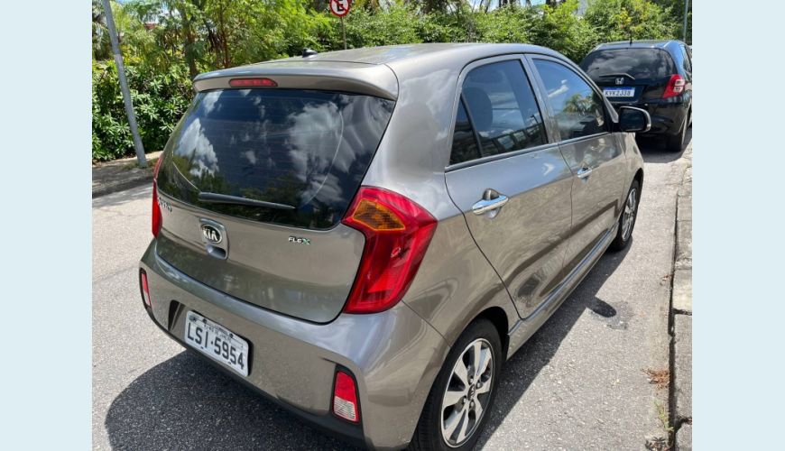 KIA PICANTO 1.0 EX 12V FLEX 4P AUT. - CINZA - 2016 Foto 3 (Grande)