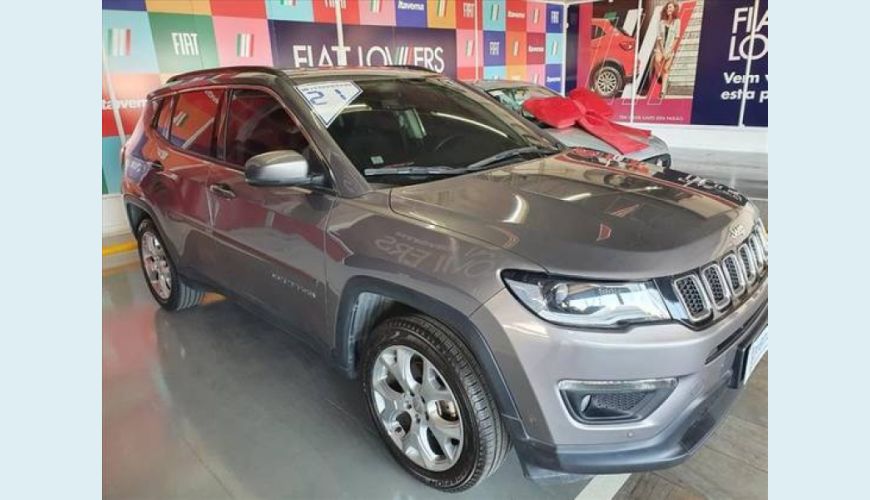 JEEP COMPASS 2.0 16V FLEX LONGITUDE AUT. - CINZA - 2021 Foto 3 (Grande)