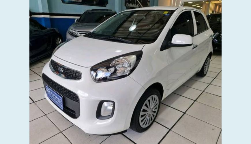 KIA PICANTO 1.0 EX 12V FLEX 4P - BRANCO - 2017 Foto 3 (Grande)
