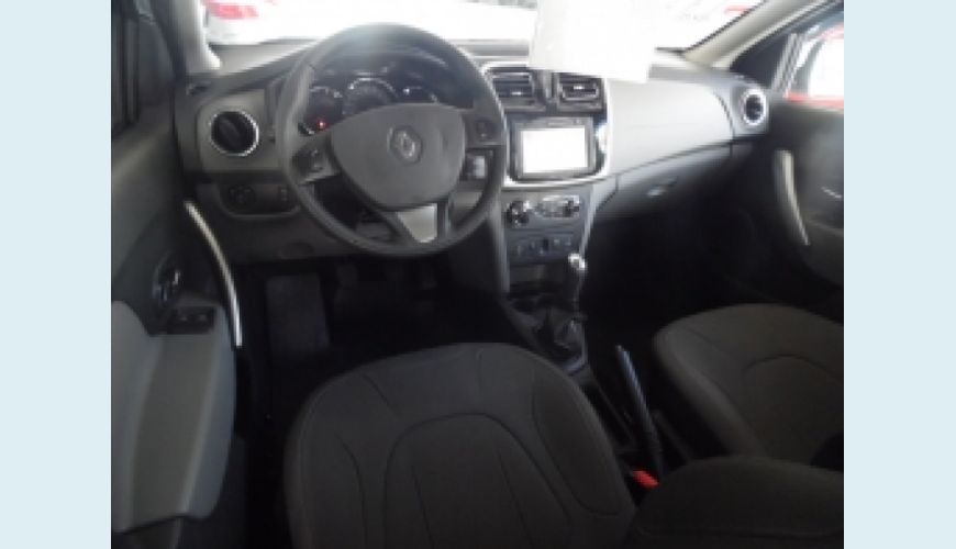 RENAULT LOGAN 1.0 AUTHENTIQUE 16V FLEX 4P - BRANCO - 2015 Foto 3 (Grande)