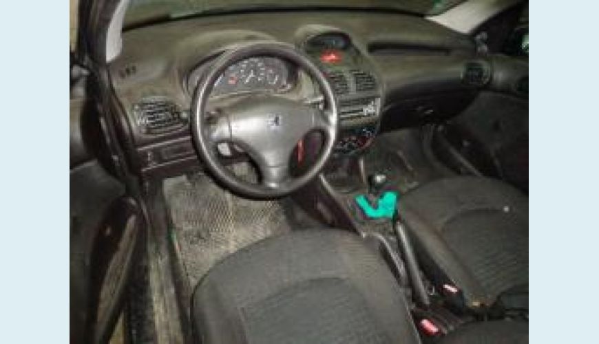 PEUGEOT 206 1.0 SELECTION 16V 4P - PRETO - 2004 Foto 3 (Grande)
