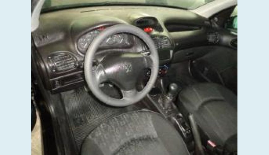 PEUGEOT 206 1.6 FELINE SW 16V FLEX 4P - PRETO - 2008 Foto 3 (Grande)