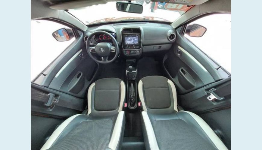 RENAULT KWID 1.0 12V SCE FLEX INTENSE - LARANJA - 2018 Foto 3 (Grande)