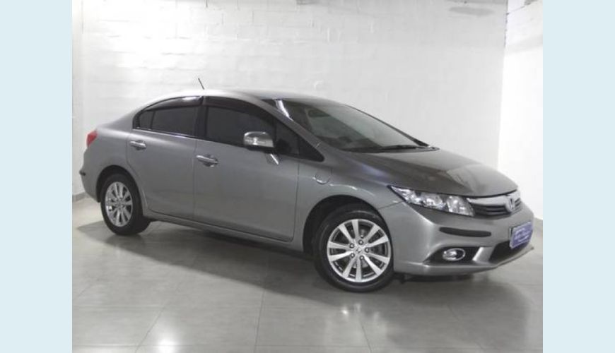 HONDA CIVIC 1.8 LXL 16V FLEX 4P AUT. - CINZA - 2013 Foto 3 (Grande)