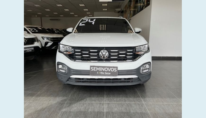 VOLKSWAGEN T-CROSS 1.4 250 TSI TOTAL FLEX HIGHLINE AUT. - BRANCO - 2024 Foto 3 (Grande)