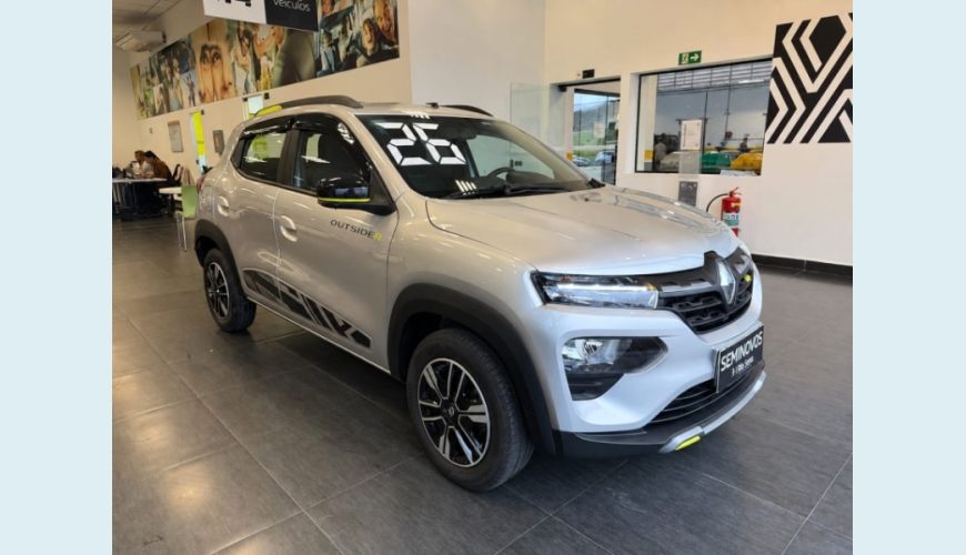 RENAULT RENAULT KWID SCE OUTSIDER 1.0 12V FLEX AUT. 5P - PRATA - 2026 Foto 3 (Grande)