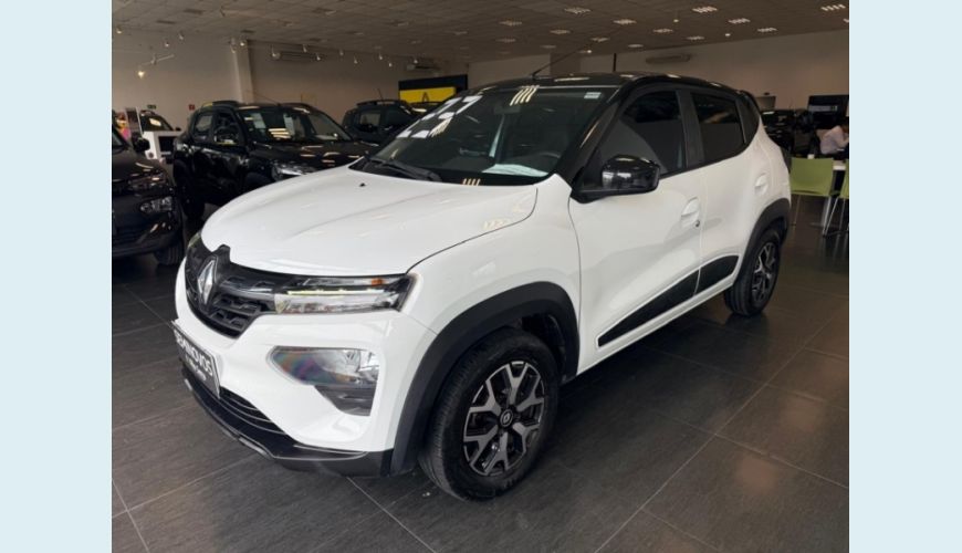 RENAULT KWID 1.0 12V SCE FLEX INTENSE MANUAL - BRANCO - 2023 Foto 3 (Grande)
