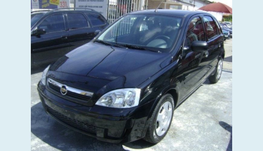 CHEVROLET CORSA HATCH MAXX 1.8 MPFI 8V FLEXPOWER 5P - PRETO - 2011 Foto 3 (Grande)