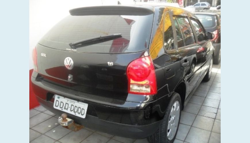 VOLKSWAGEN GOL G4 1.6 4P FLEX - PRETO - 2007 Foto 3 (Grande)