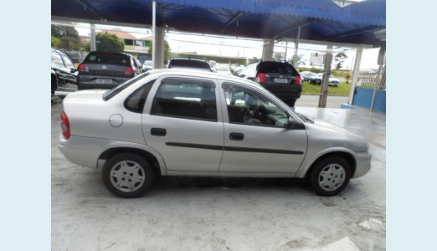 CHEVROLET CORSA CLASSIC 1.0 MPFI LIFE 8V ALCOOL 4P - PRATA - 2005 Foto 3 (Grande)