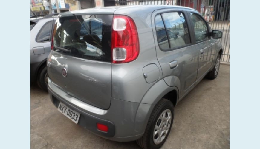 FIAT UNO VIVACE 1.0 EVO FIRE FLEX 8V 5P - CINZA - 2012 Foto 3 (Grande)