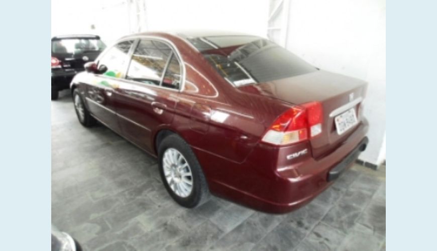 HONDA CIVIC SEDAN LX 4P 1.7 - VINHO - 2003 Foto 3 (Grande)