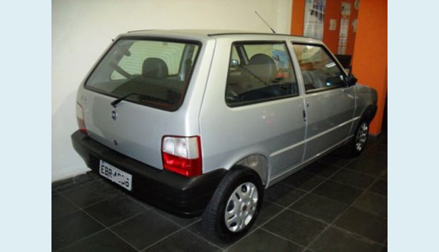 FIAT UNO MILLE 2P - PRATA - 2008 Foto 3 (Grande)