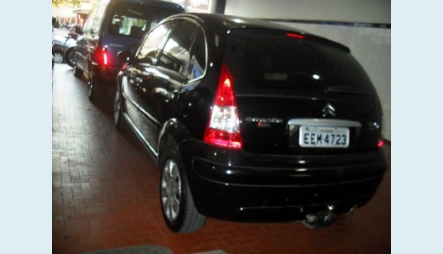 CITROËN C3 EXCLUSIVE 1.4 FLEX - PRETO - 2009 Foto 3 (Grande)