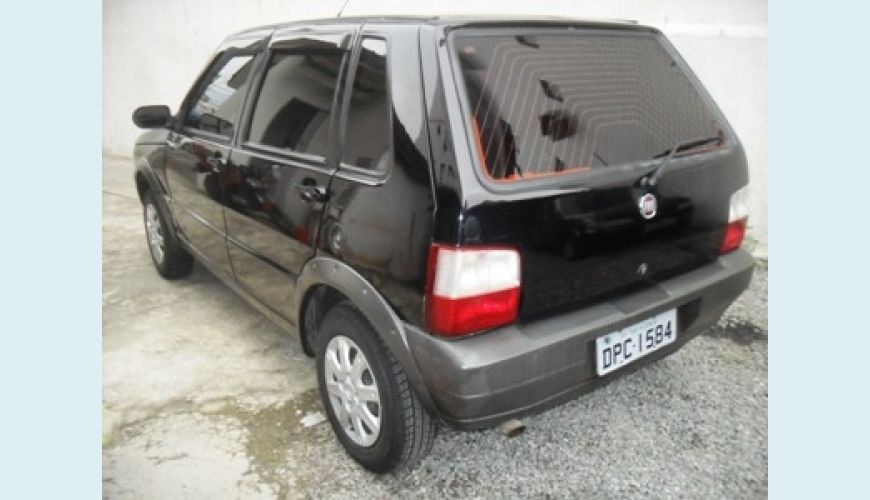 FIAT UNO WAY ECONOMY FIRE 4P 1.0 FLEX - PRETO - 2009 Foto 3 (Grande)