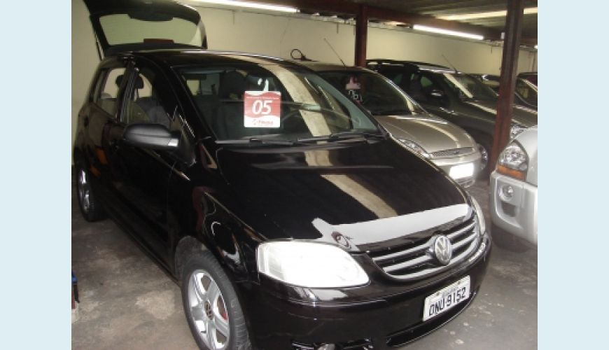 VOLKSWAGEN FOX 1.6 MI TOTAL FLEX 8V 5P - PRETO - 2005 Foto 3 (Grande)