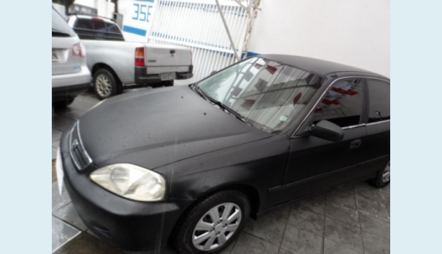 HONDA CIVIC SEDAN LX 1.6 16V AUT. 4P - PRETO - 1999 Foto 3 (Grande)