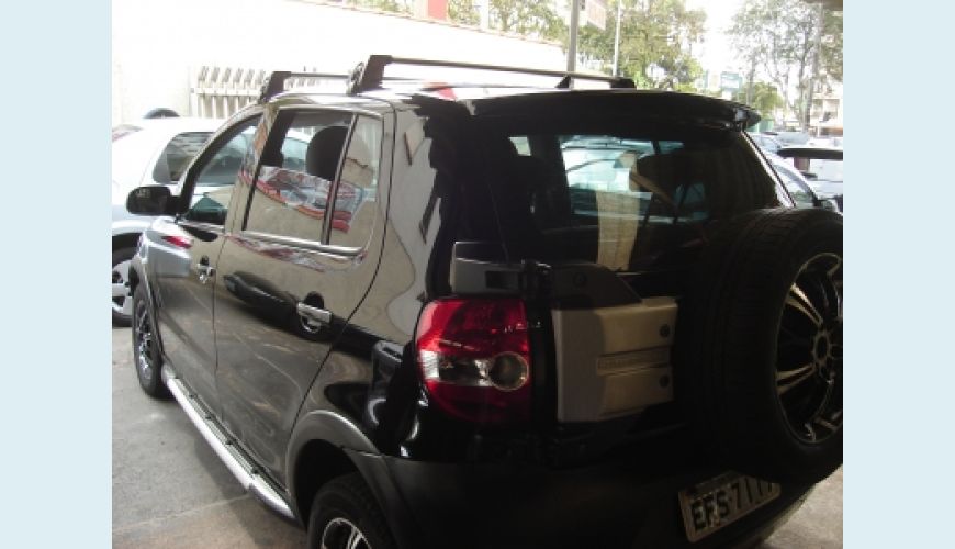 VOLKSWAGEN CROSSFOX 1.6 T. FLEX 8V 5P - PRETO - 2009 Foto 3 (Grande)