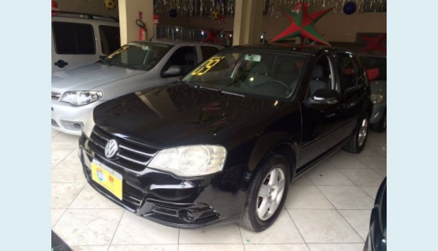 VOLKSWAGEN GOLF 1.6 MI TOTAL FLEX 8V 4P - PRETO - 2009 Foto 3 (Grande)