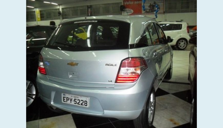 CHEVROLET AGILE LTZ 1.4 FLEX - PRATA - 2010 Foto 3 (Grande)