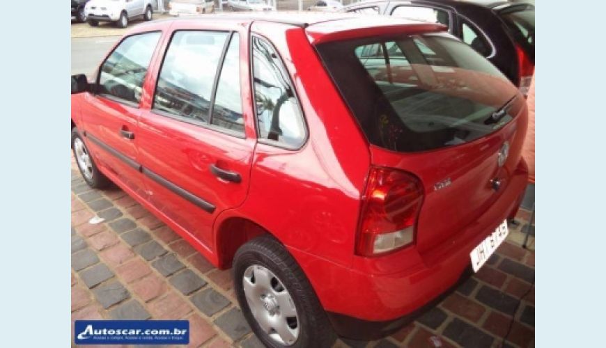 VOLKSWAGEN GOL 1.0 PLUS 8V 4P - VERMELHO - 2007 Foto 3 (Grande)