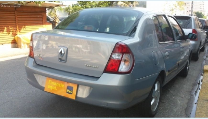 RENAULT CLIO SEDAN 1.6 EGEUS - CINZA - 2006 Foto 3 (Grande)