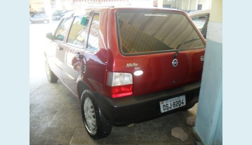 FIAT UNO MILLE FIRE 4P 1.0 - VERMELHO - 2006 Foto 3 (Grande)