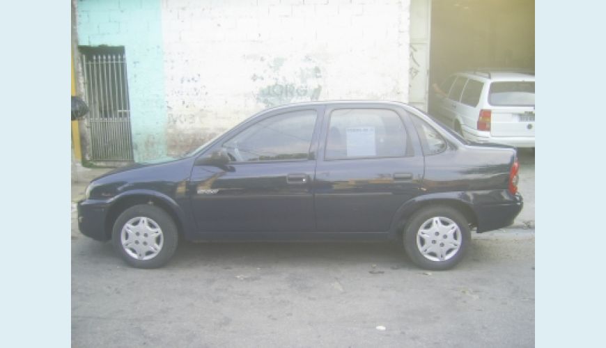 CHEVROLET CORSA SEDAN CLASS.SPIRIT 1.0/1.0 FLEXPOWER - AZUL - 2007 Foto 3 (Grande)