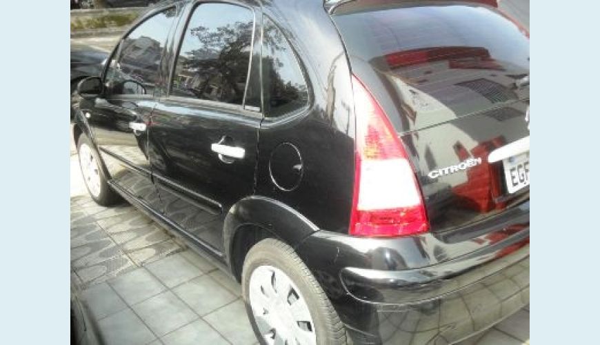CITROËN C3 EXCLUSIVE FLEX - PRETO - 2009 Foto 3 (Grande)