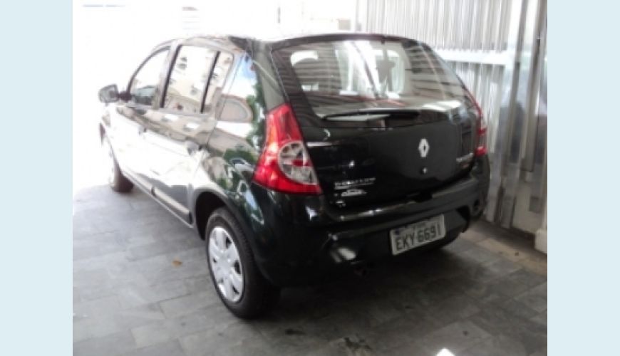 RENAULT SANDERO 1.6 FLEX - VERDE - 2011 Foto 3 (Grande)