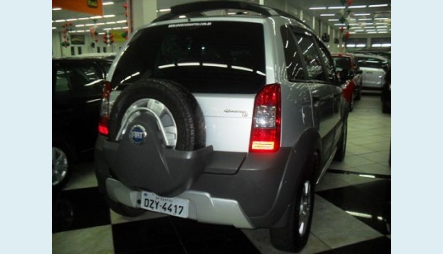 FIAT IDEA ADVENTURE 1.8 FLEX - PRATA - 2008 Foto 3 (Grande)