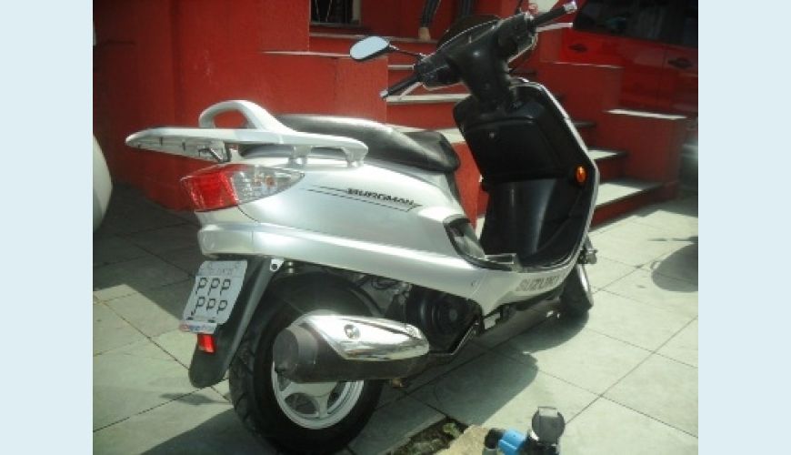 SUZUKI BURGMAN 125 AUTOMATIC - PRATA - 2008 Foto 3 (Grande)