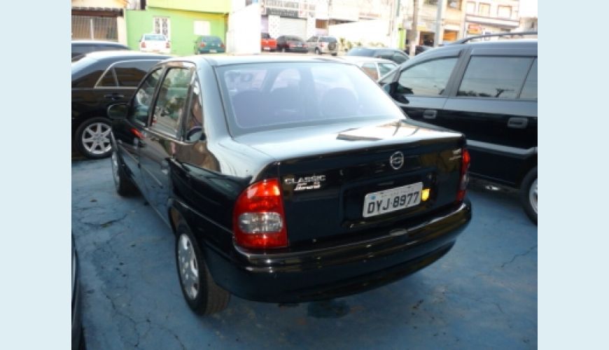CHEVROLET CORSA SEDAN CLASSIC FLEX - PRETO - 2007 Foto 3 (Grande)