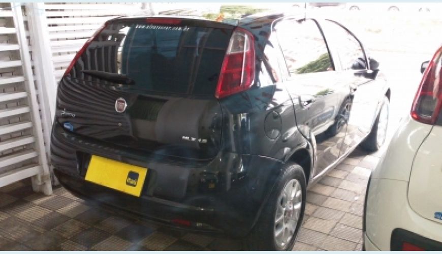 FIAT PUNTO HLX 1.8 FLEX 8V 5P - PRETO - 2008 Foto 3 (Grande)