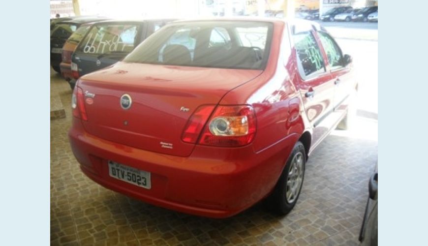 FIAT SIENA CELEBRATION 4P 1.0 FLEX - VERMELHO - 2007 Foto 3 (Grande)