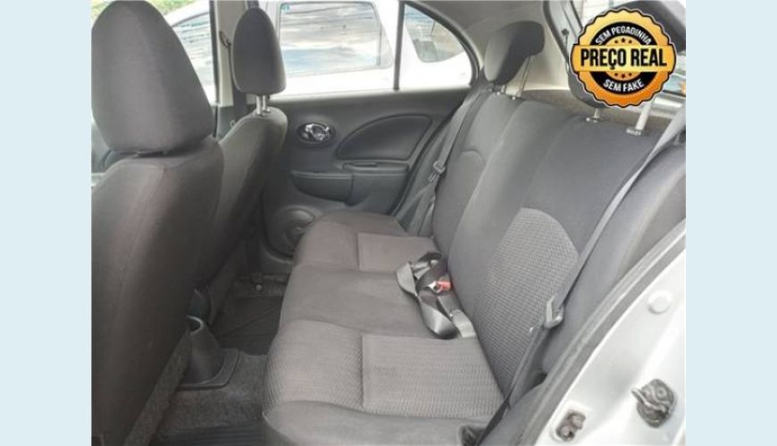 NISSAN MARCH 1.6 S 16V FLEX 4P - PRATA - 2013 Foto 4 (Grande)