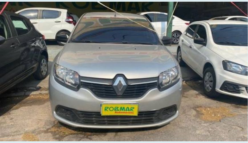 RENAULT LOGAN 1.6 EXPRESSION 8V FLEX 4P - PRATA - 2017 Foto 4 (Grande)