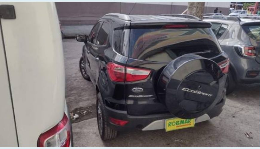 FORD ECOSPORT 1.6 FREESTYLE 16V FLEX 4P - PRETO - 2015 Foto 4 (Grande)