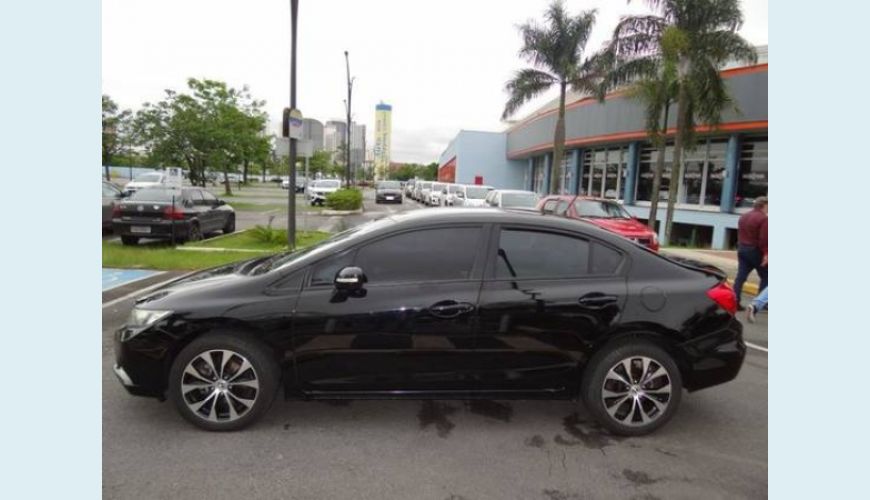 HONDA CIVIC 2.0 LXR 16V FLEX 4P AUT. - PRETO - 2015 Foto 4 (Grande)
