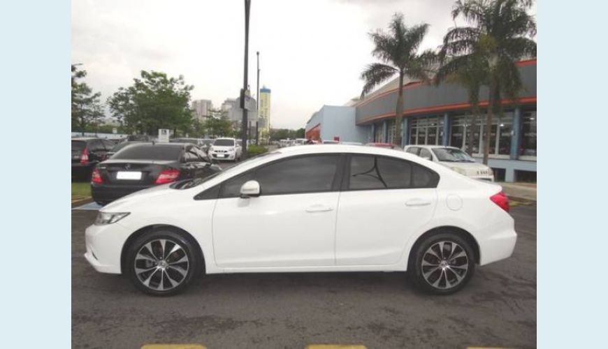 HONDA CIVIC 2.0 LXR 16V FLEX 4P AUT. - BRANCO - 2015 Foto 4 (Grande)