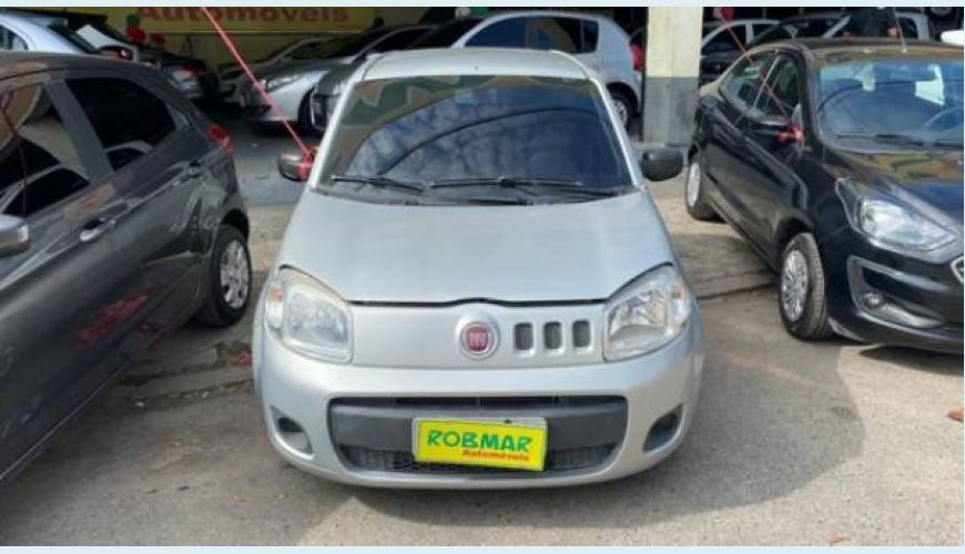 FIAT UNO 1.0 EVO VIVACE 8V FLEX 4P - PRATA - 2014 Foto 4 (Grande)