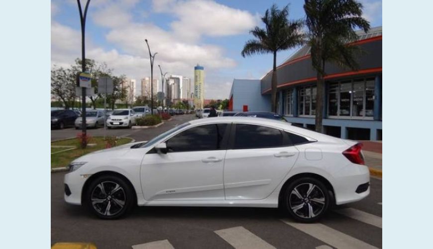 HONDA CIVIC 2.0 16V FLEXONE EX 4P CVT - BRANCO - 2019 Foto 4 (Grande)