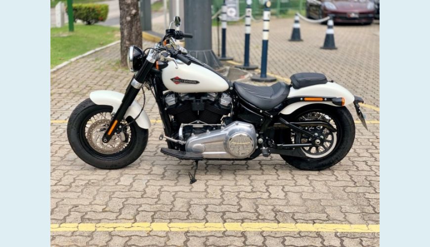 HARLEY-DAVIDSON SOFTAIL SLIM CUSTOM - BRANCO - 2018 Foto 4 (Grande)