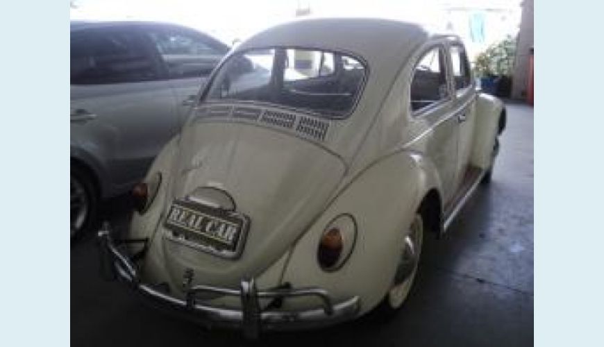VOLKSWAGEN FUSCA 1.3 8V 2P - BRANCO - 1968 Foto 4 (Grande)