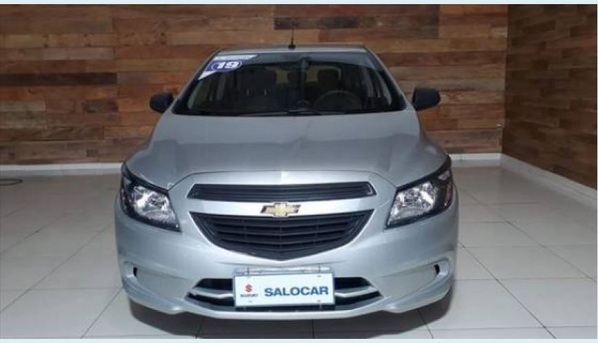 CHEVROLET ONIX 1.0 MPFI JOY 8V FLEX 4P - PRATA - 2019 Foto 4 (Grande)